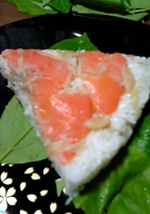 スモークサーモンの柿の葉すし-レシピのメイン写真