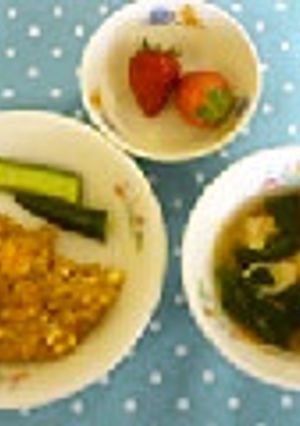 麻婆豆腐＠つくば市幼児食-レシピのメイン写真