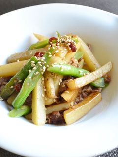 新じゃがといんげんのおかずキンピラ♪-レシピのメイン写真