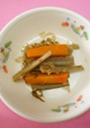 スティックごぼう煮＠つくば市幼児食-レシピのメイン写真