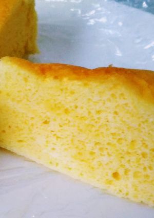 炊飯器でスフレチーズケーキ簡単クリチなし-レシピのメイン写真