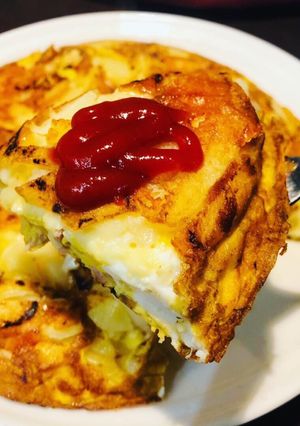 ポテトとベーコンのチーズオムレツ-レシピのメイン写真