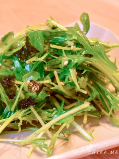 水菜と豆苗のナムル-レシピのメイン写真