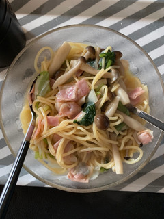 鍋に入れるだけ和風スープパスタ-レシピのメイン写真