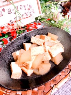 圧力鍋de大根と厚揚げの炊いたん♪-レシピのメイン写真