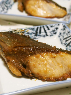 ぶりの味噌ニンニクたれ焼き♪-レシピのメイン写真