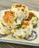 簡単 時短　はんぺんと明太子の焼き団子