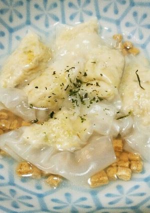 犬ご飯　キャベツワンタン-レシピのメイン写真