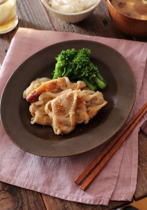 豚肉のみそ生姜焼き-レシピのメイン写真