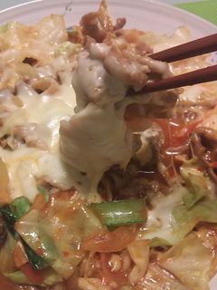 なんちゃってチーズタッカルビ風肉野菜炒め-レシピのメイン写真