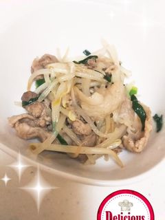 豚肉ともやしとニラのパパッと炒め物-レシピのメイン写真