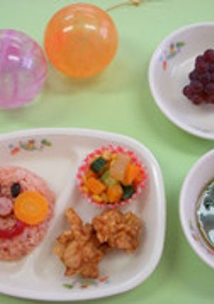 アンパンマンライス@つくば市幼児食-レシピのメイン写真