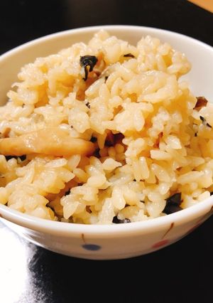 簡単！きくらげ入り炊き込みご飯-レシピのメイン写真