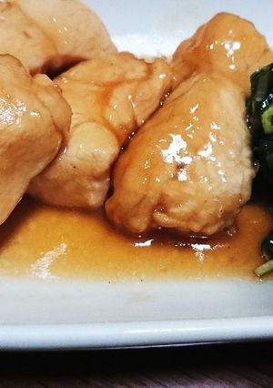 ご飯が進む、鶏むね肉の柔らか甘辛煮-レシピのメイン写真