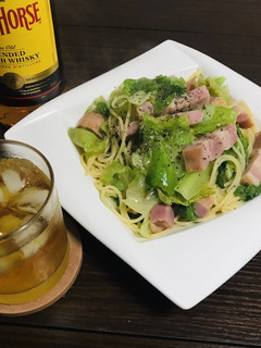 ベーコンとレタスのパスタ-レシピのメイン写真