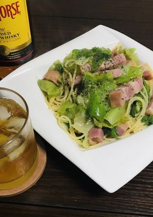 ベーコンとレタスのパスタ-レシピのメイン写真