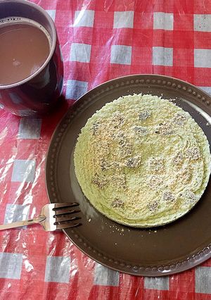抹茶プロテイン蒸しパン(+サイリウム)-レシピのメイン写真