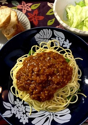 母に教わった簡単美味しいミートソース-レシピのメイン写真