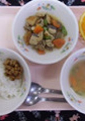 高野豆腐入り筑前煮＠つくば市幼児食-レシピのメイン写真