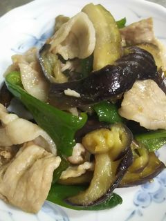 なすピーマン豚肉炒め-レシピのメイン写真