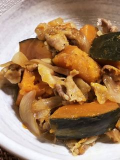 肉かぼちゃ-レシピのメイン写真