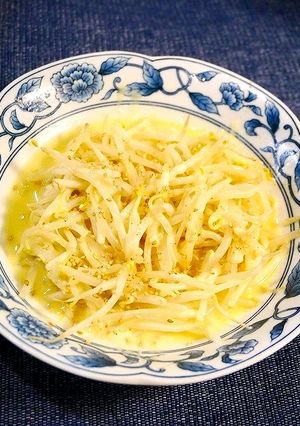 レンジで簡単！もやしのナムル☆チーズ風味-レシピのメイン写真