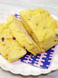 おからパウダーで蒸しパン❋粒ジャム入り❋-レシピのメイン写真