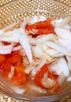 新玉ねぎとトマトとツナのマリネ-レシピのメイン写真