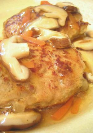 鶏レバー入り♪ハンバーグ-レシピのメイン写真
