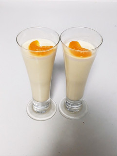 ヨーグルトとオレンジジュースのムース-レシピのメイン写真