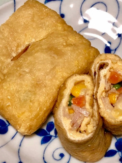 ハムチーズ卵巾着のコンソメ煮-レシピのメイン写真