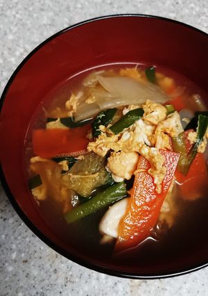 簡単！我が家の和風野菜スープ-レシピのメイン写真