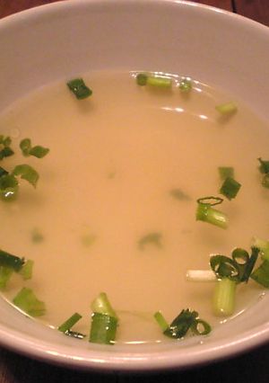 鶏ハムの茹で汁で♪簡単シンプルスープ☆-レシピのメイン写真