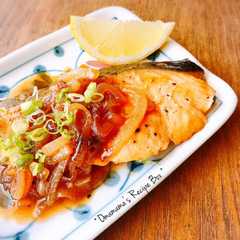 A picture of サーモンのバタポンソテー.