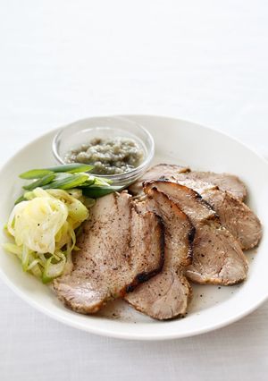 粗塩で旨味たっぷり【塩焼豚】チャーシュー-レシピのメイン写真