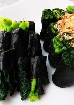 のり巻きおひたしで食べやすい♪-レシピのメイン写真