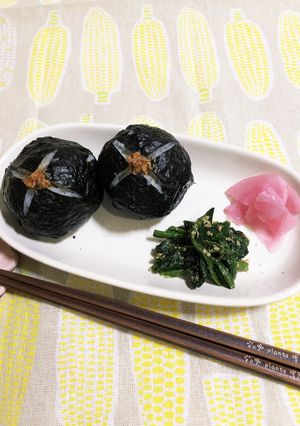 安定の旨さ♡おかかマヨ醤油のおむすび-レシピのメイン写真
