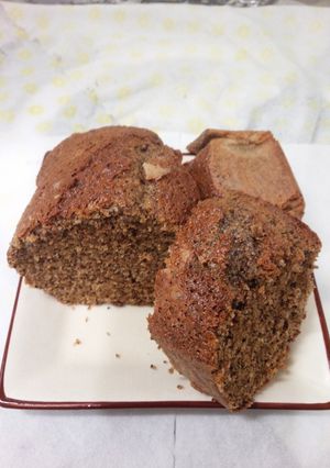 シリコン型と珈琲豆で「混ぜるだケーキ」-レシピのメイン写真
