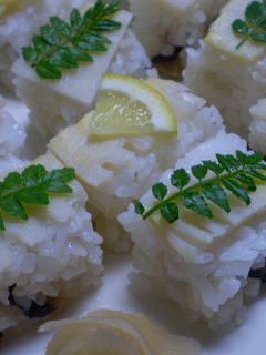 筍の押し寿司-レシピのメイン写真