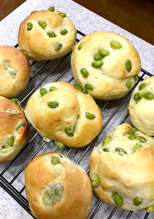【ＨＢ】しっとりふわふわ枝豆パン-レシピのメイン写真