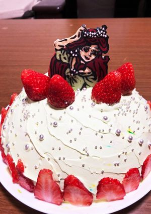 アリエルのドレスケーキ-レシピのメイン写真
