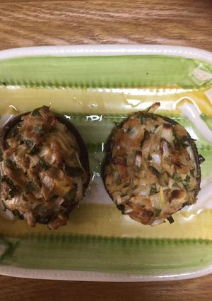 肉厚ジューシー！しいたけのツナ焼き-レシピのメイン写真