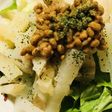 ジャガイモ&ダイコンと納豆の温サラダ