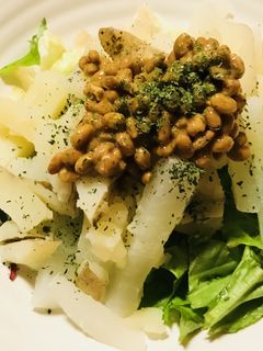 ジャガイモ&ダイコンと納豆の温サラダ-レシピのメイン写真