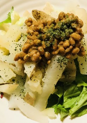 ジャガイモ&ダイコンと納豆の温サラダ-レシピのメイン写真