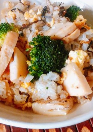 昆布茶&塩昆布で！春の筍チャーハン-レシピのメイン写真