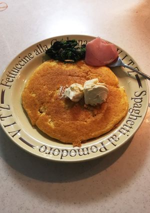 糖質制限 簡単おから（大豆粉）パンケーキ-レシピのメイン写真