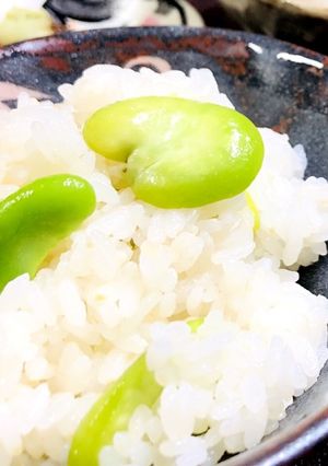 下処理いらず☆ソラマメご飯-レシピのメイン写真