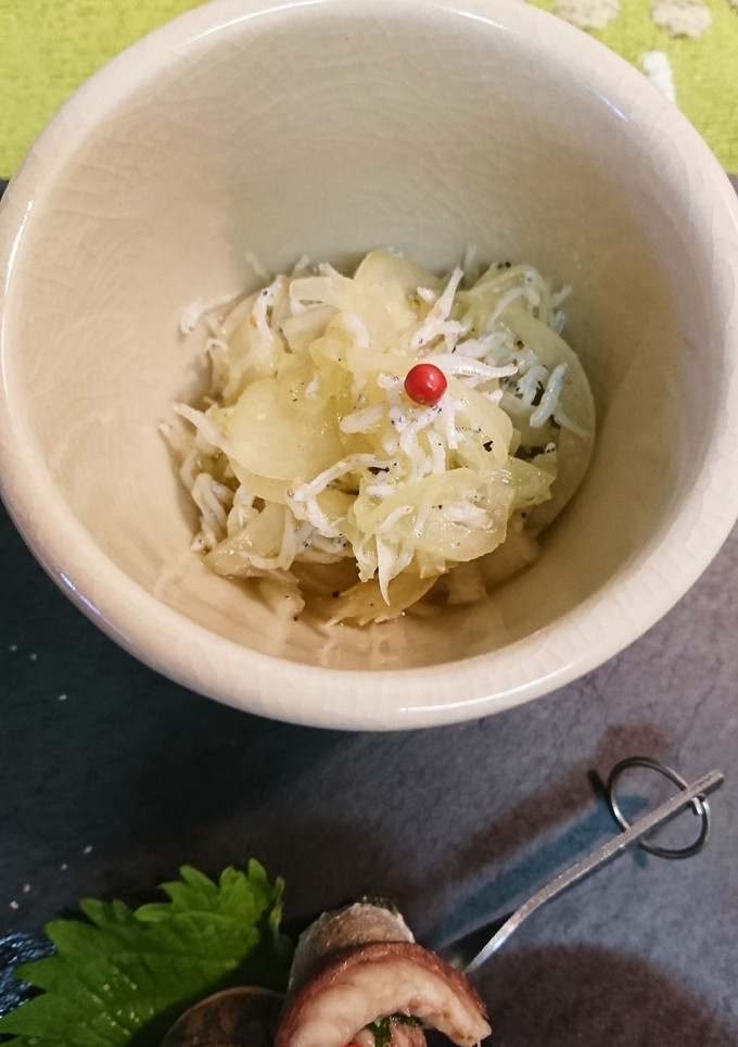新玉ねぎとしらすのおひたし-レシピのメイン写真