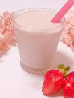 いちごとバナナのヨーグルトスムージーꕤ-レシピのメイン写真